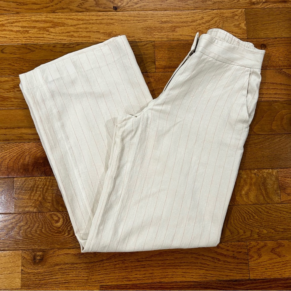 DKNY Flat front Pinstripe Pants